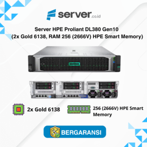 Server HPE Proliant DL380 Gen10 (2x Gold 6138, RAM 256 (2666V) HPE Smart Memory)