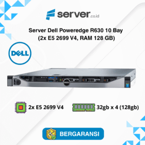 Server Dell Poweredge R630 10 Bay (2x E5 2699 V4, RAM 128 GB)